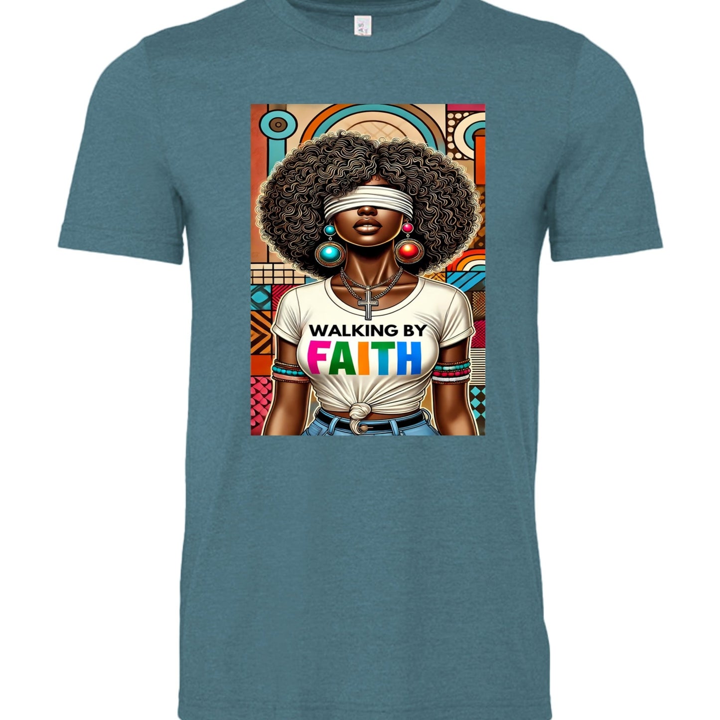 By Faith Women's Short Sleeve Tee - 2mpzn0kaa - PhreeDom by Design