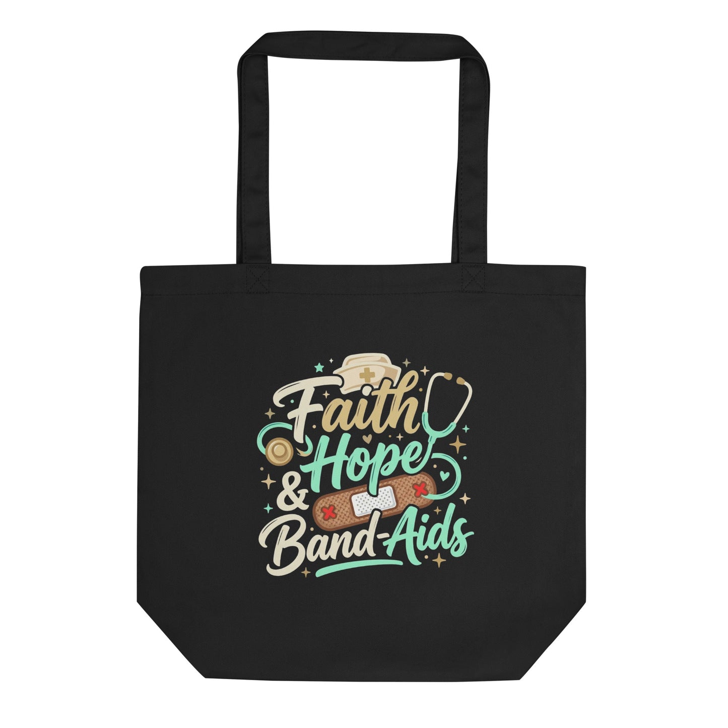 Faith Hope & Band-Aids School Nurse Tote Bag - Bags - 6826729_10457 - PhreeDom by Design