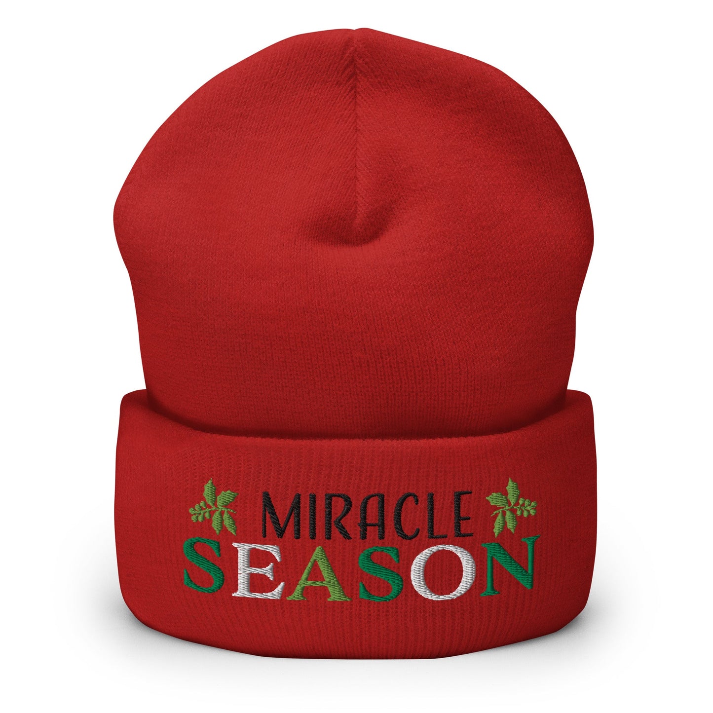 Miracle Season Embroidered Beanie - 3245064_8939 - PhreeDom by Design