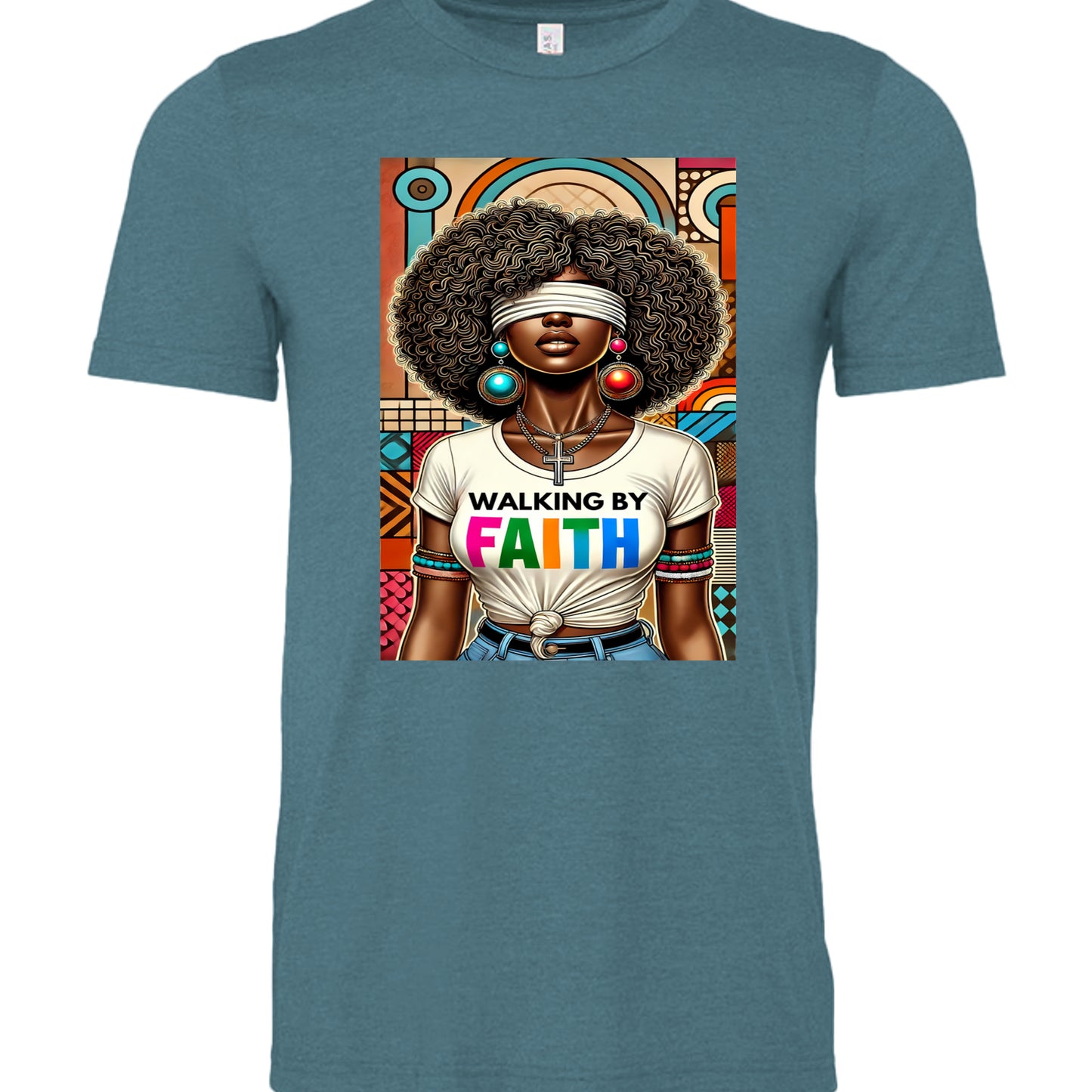 HEATHR DEEP TEAL - 3001CVC - FRONT