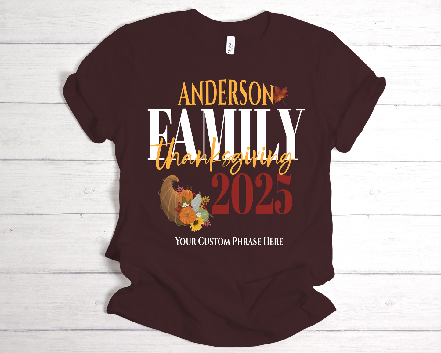 Personalized Family Thanksgiving Shirt/Sweater