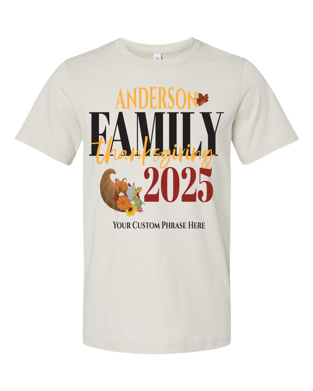 Personalized Family Thanksgiving Shirt/Sweater