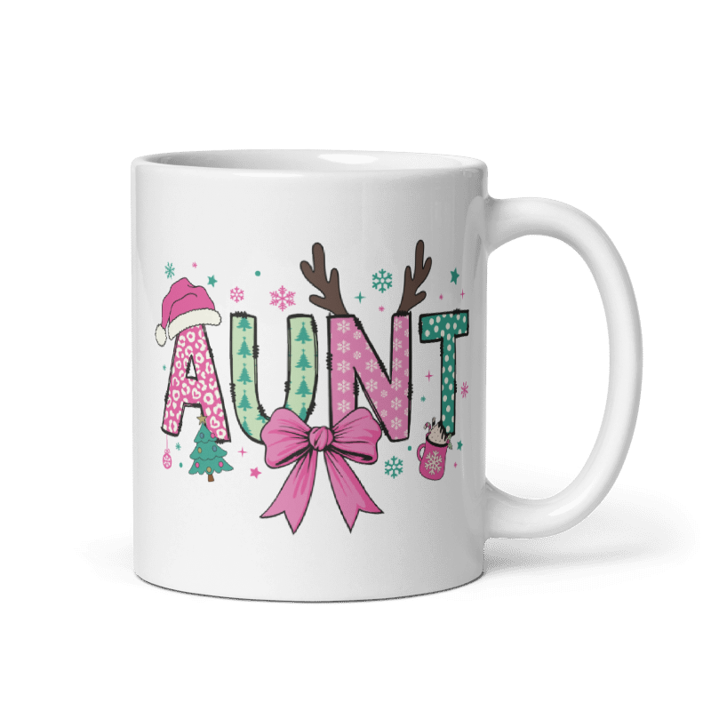 Christmas Coquette Bow Mugs
