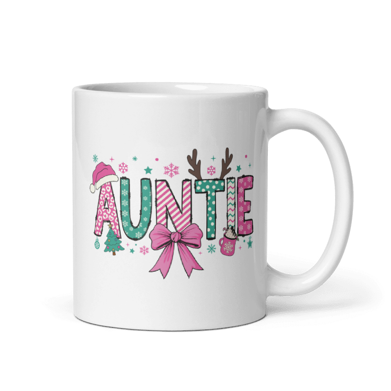 Christmas Coquette Bow Mugs