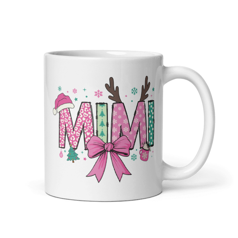 Christmas Coquette Bow Mugs