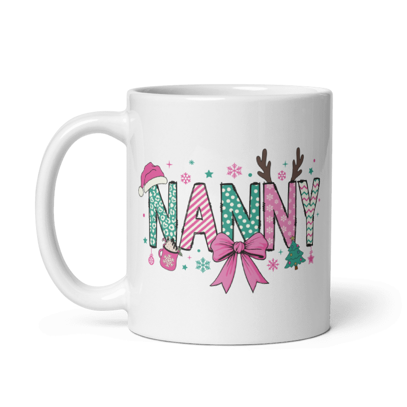 Christmas Coquette Bow Mugs