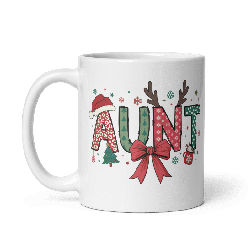Christmas Coquette Bow Mugs