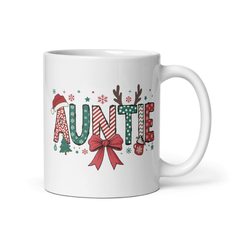 Christmas Coquette Bow Mugs
