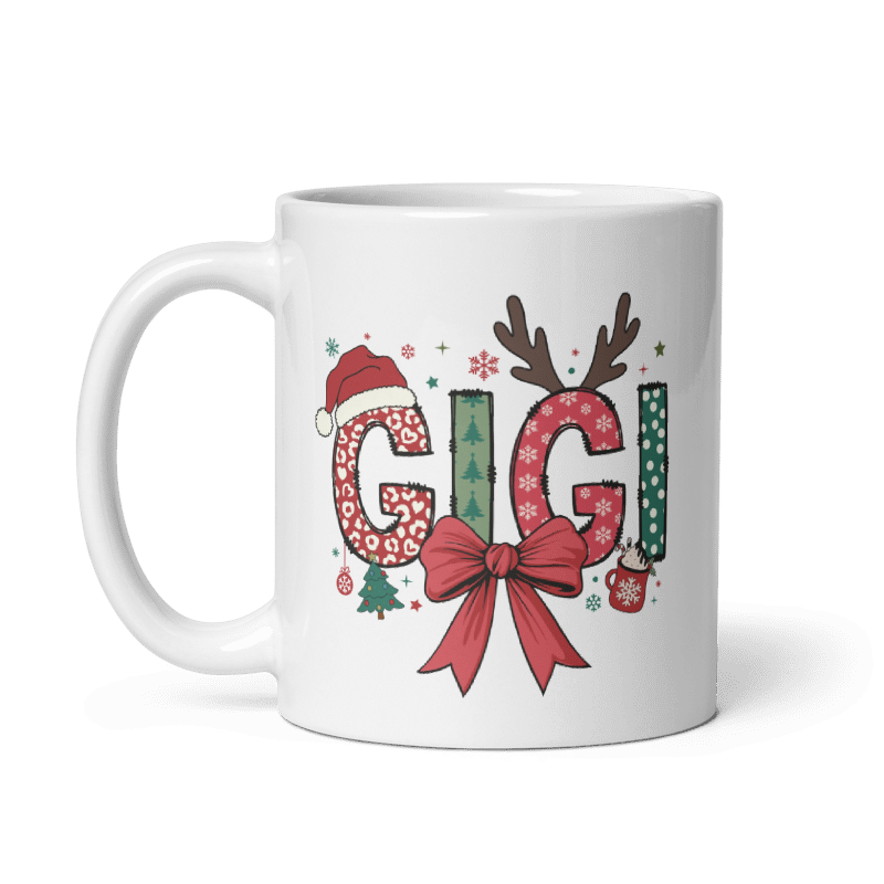 Christmas Coquette Bow Mugs