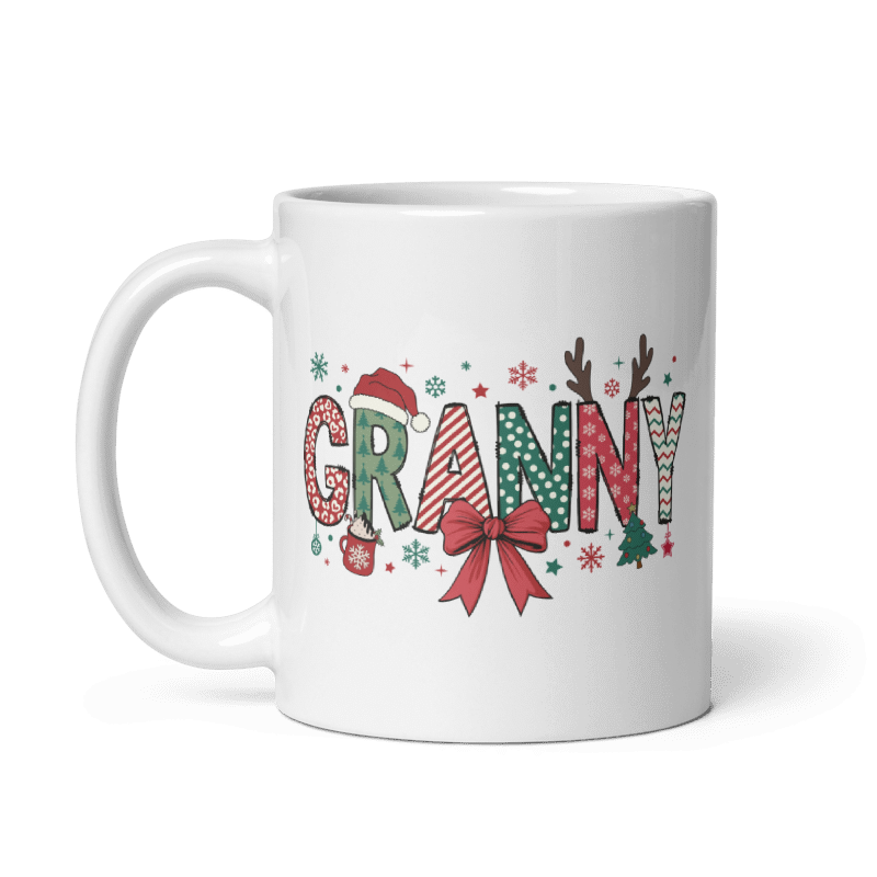 Christmas Coquette Bow Mugs