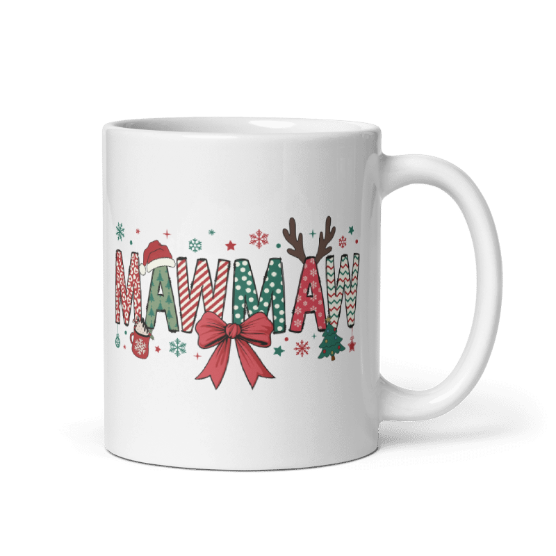 Christmas Coquette Bow Mugs