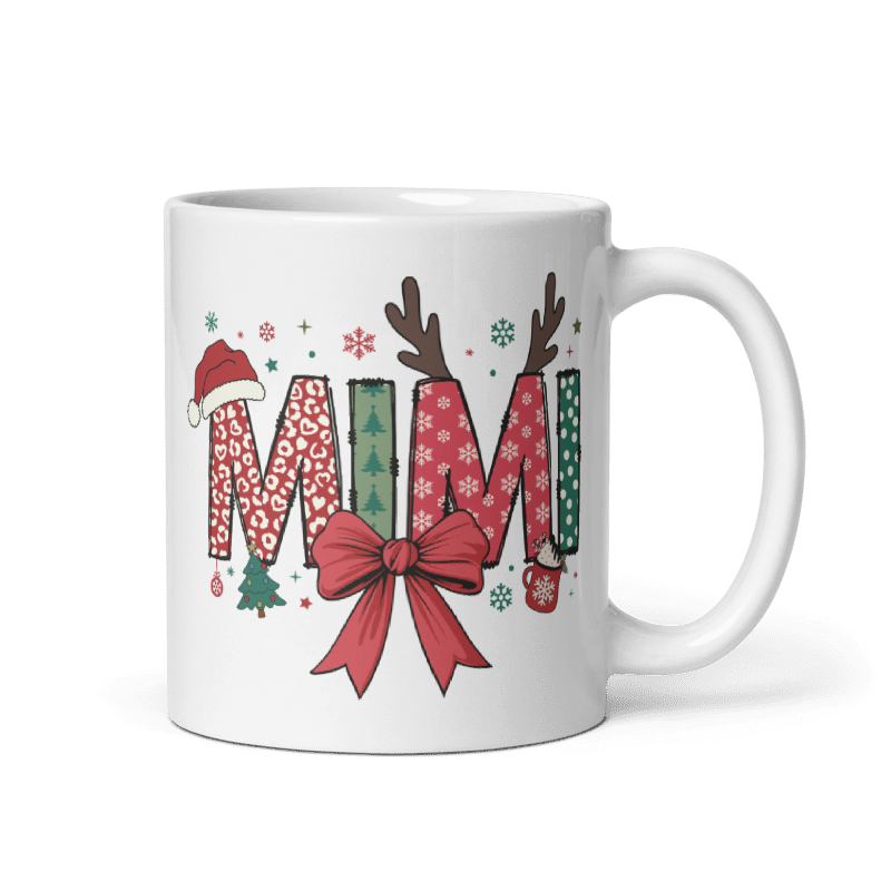 Christmas Coquette Bow Mugs