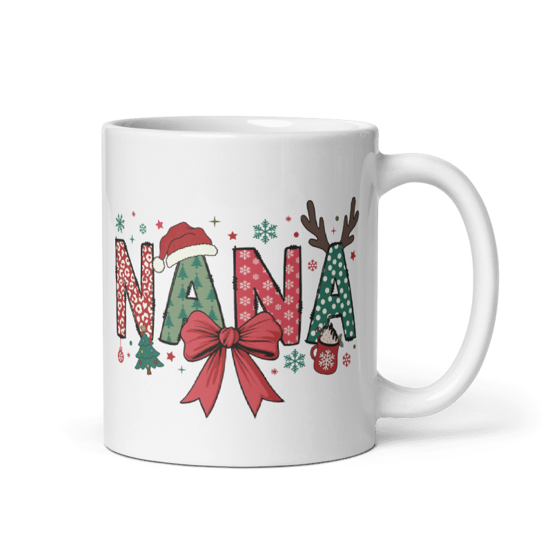 Christmas Coquette Bow Mugs