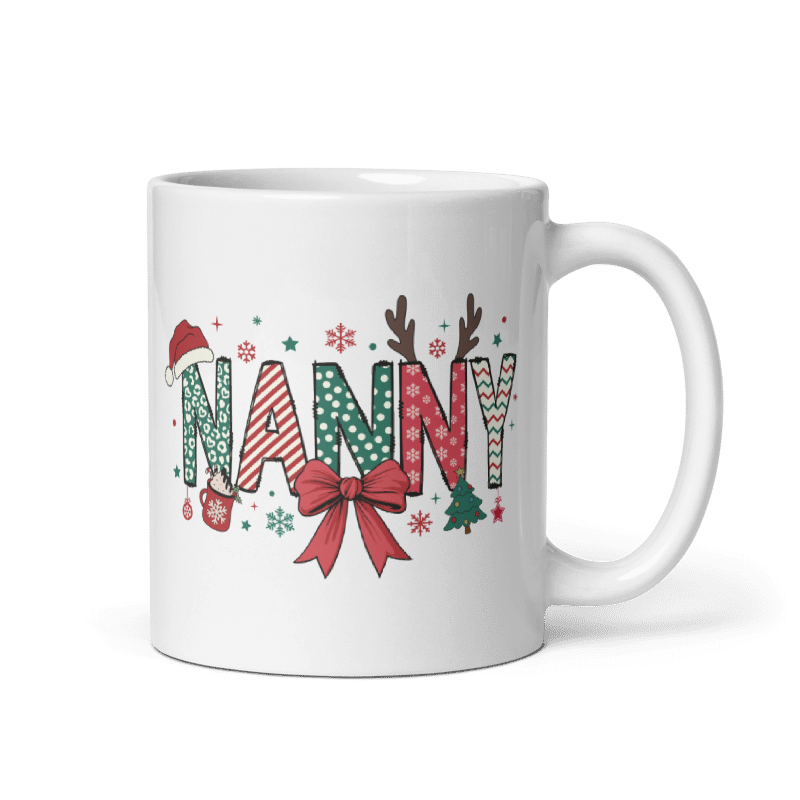 Christmas Coquette Bow Mugs