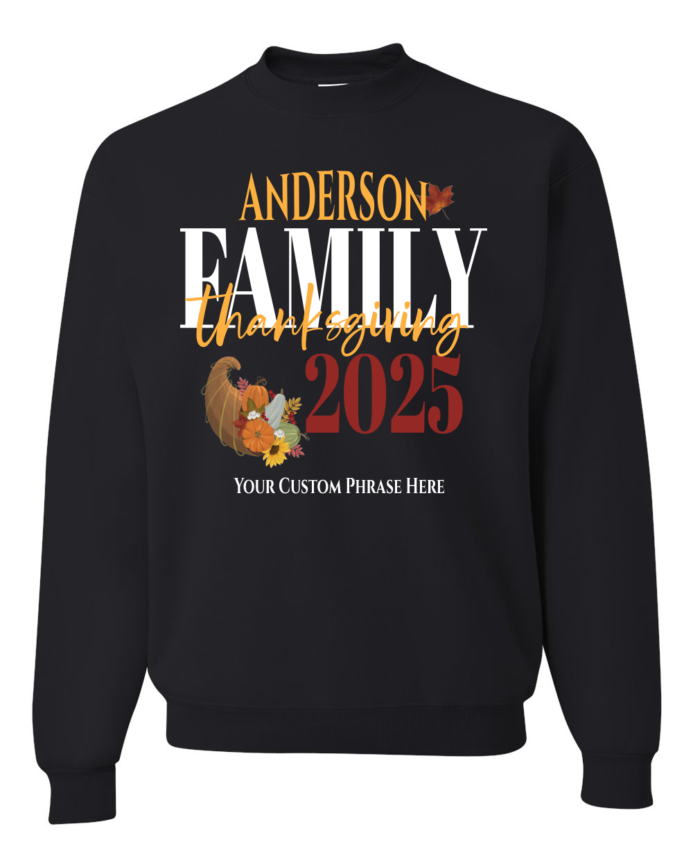 Personalized Family Thanksgiving Shirt/Sweater