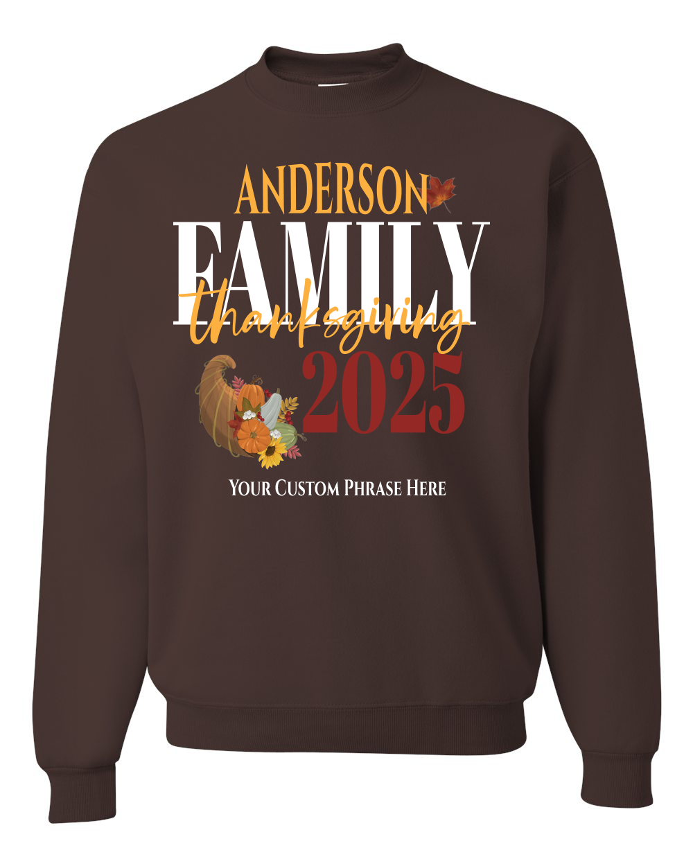 Personalized Family Thanksgiving Shirt/Sweater