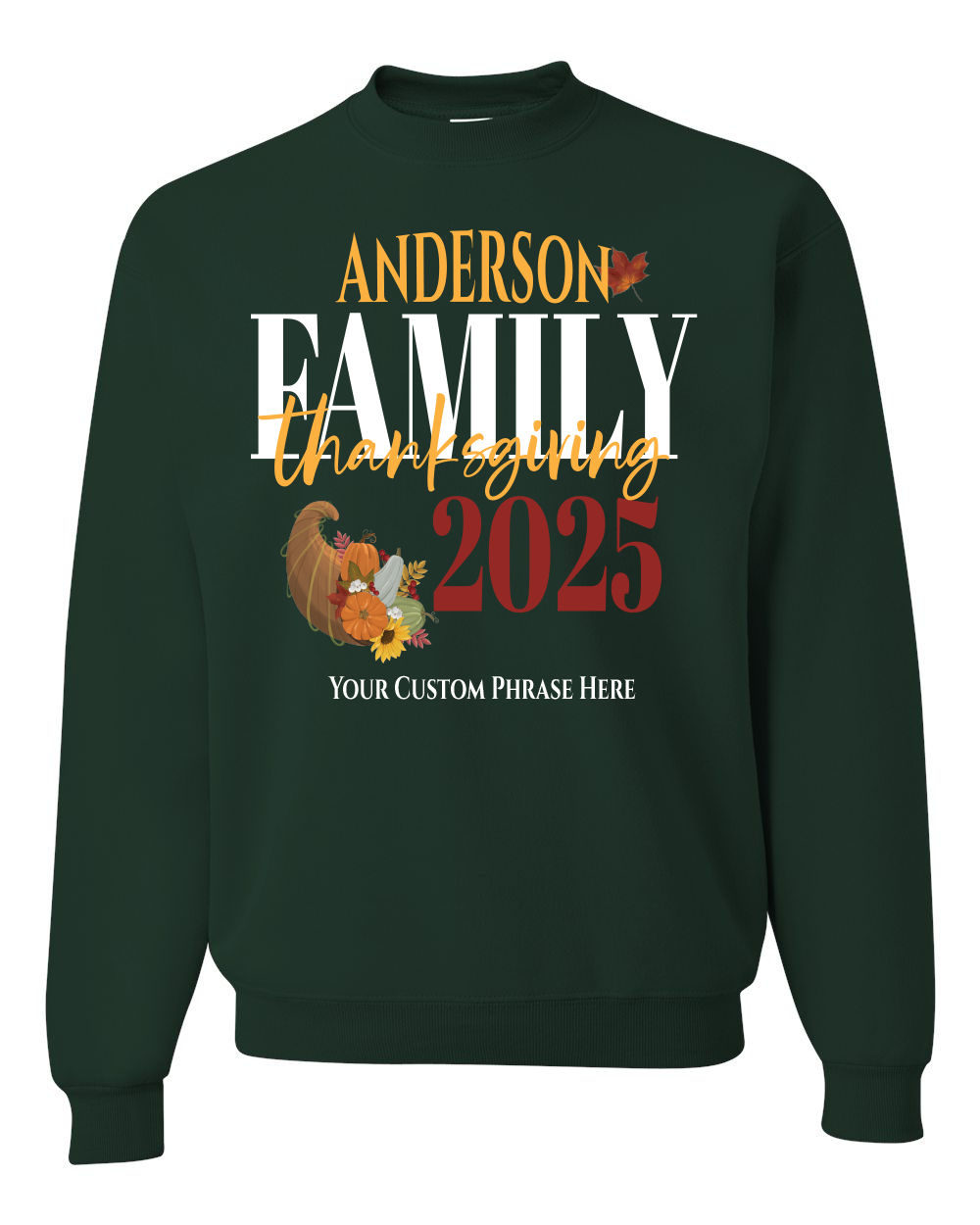 Personalized Family Thanksgiving Shirt/Sweater
