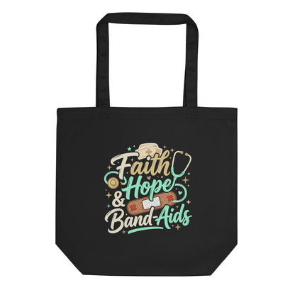 Faith Hope & Band-Aids School Nurse Tote Bag - Bags - 6826729_10457 - PhreeDom by Design