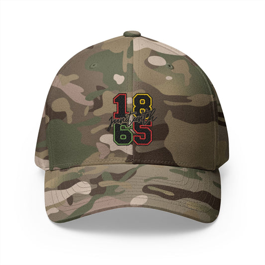 Juneteenth 1865 Embroidered Camo Baseball Cap - Hats - 65635131302520461322 - PhreeDom by Design