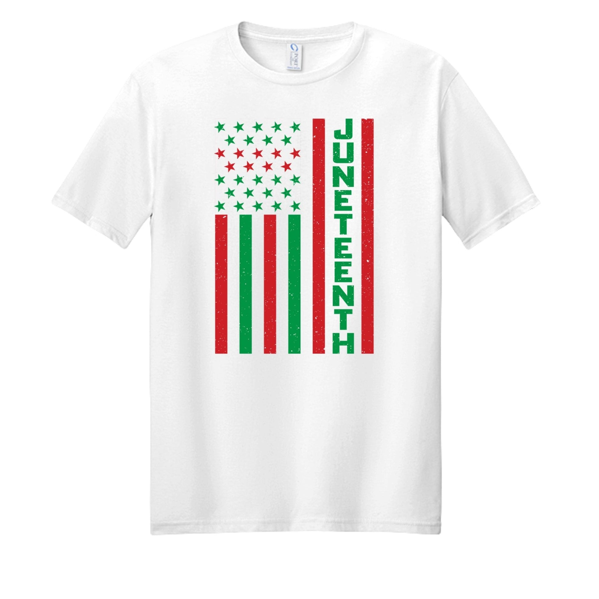 Juneteenth Flag Tee - Shirts - White - PhreeDom by Design