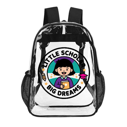 Little Scholar Big Dreams Kids' Clear Backpack - Bags - BAE7772FC46E41D6BEC5473C37EB9CFC - PhreeDom by Design