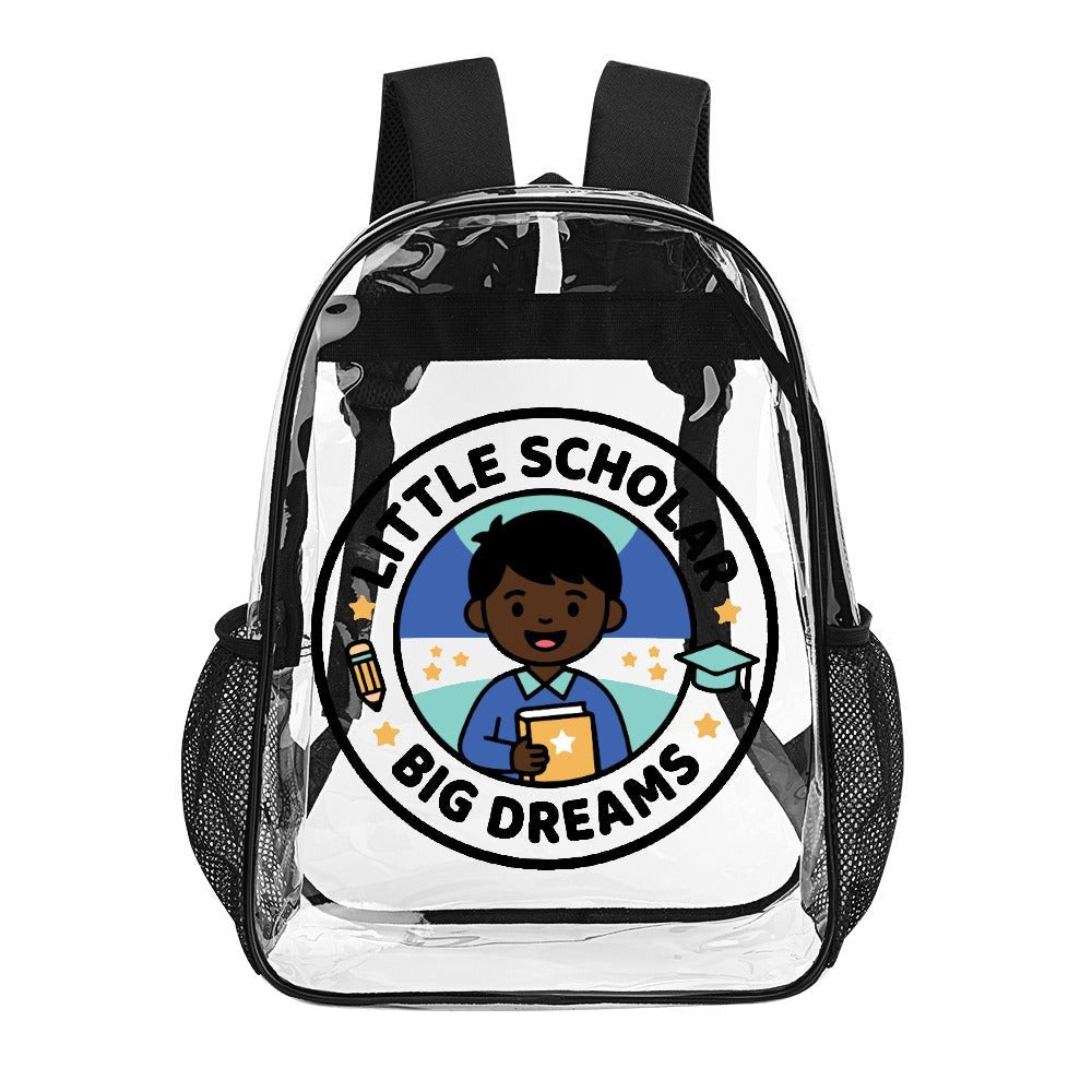 Little Scholar Big Dreams Kids' Clear Backpack - Bags - D9944CC77D4A4DEE940E572296D2E42C - PhreeDom by Design