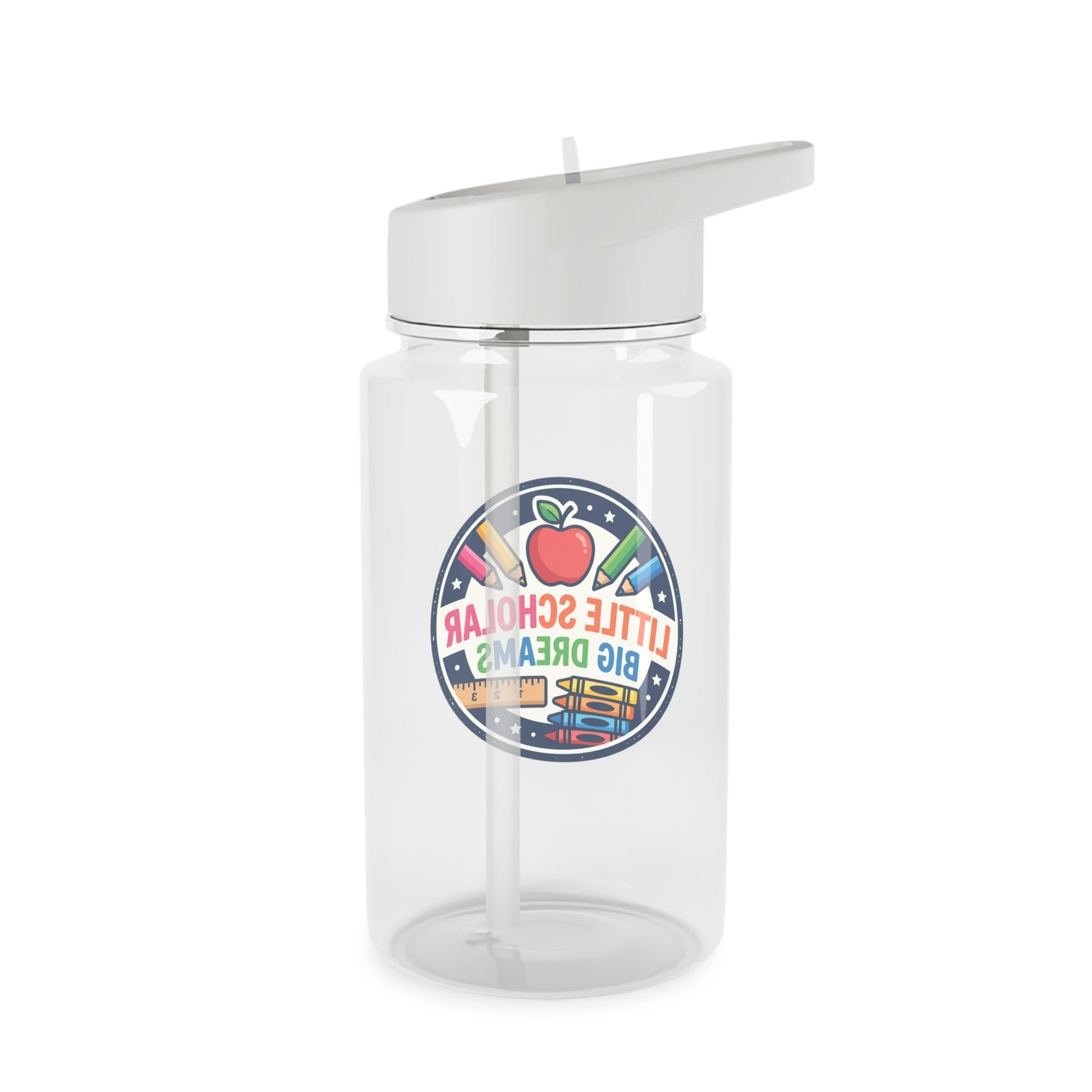 Little Scholar Kids’ Water Bottle with Straw - Mug - 23604178529224240281 - PhreeDom by Design