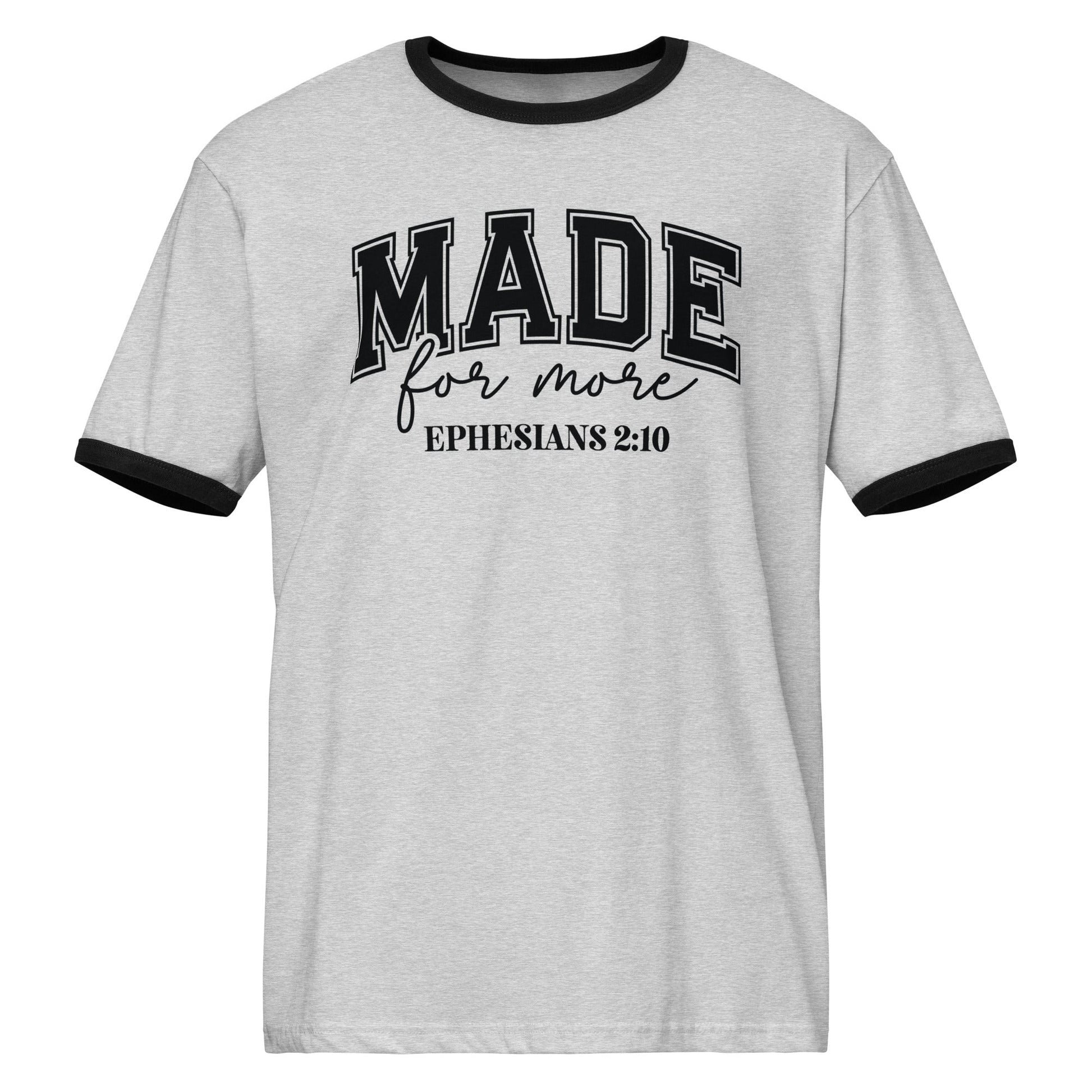 Made for More Ringer Tee - Shirts - 1639209_24479 - PhreeDom by Design