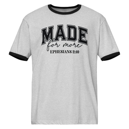 Made for More Ringer Tee - Shirts - 1639209_24479 - PhreeDom by Design