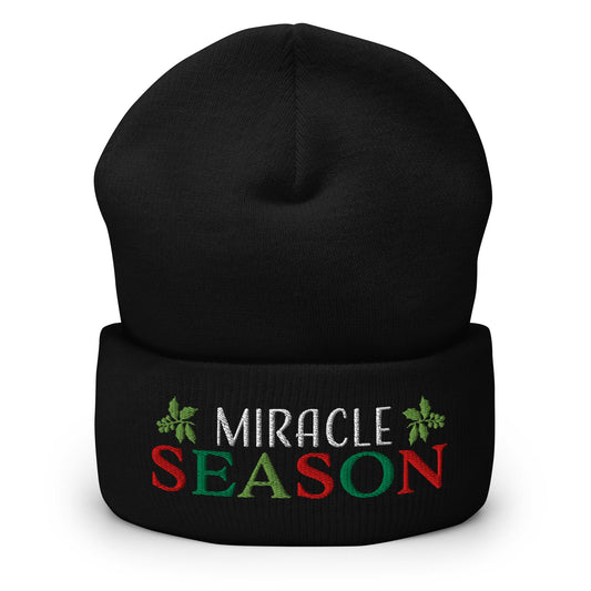 Miracle Season Embroidered Beanie - 3245064_8936 - PhreeDom by Design