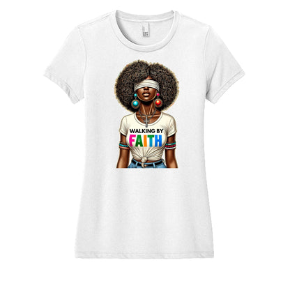 Plain By Faith Women's Fitted Tee - Tops - 2mpzv19ph - PhreeDom by Design