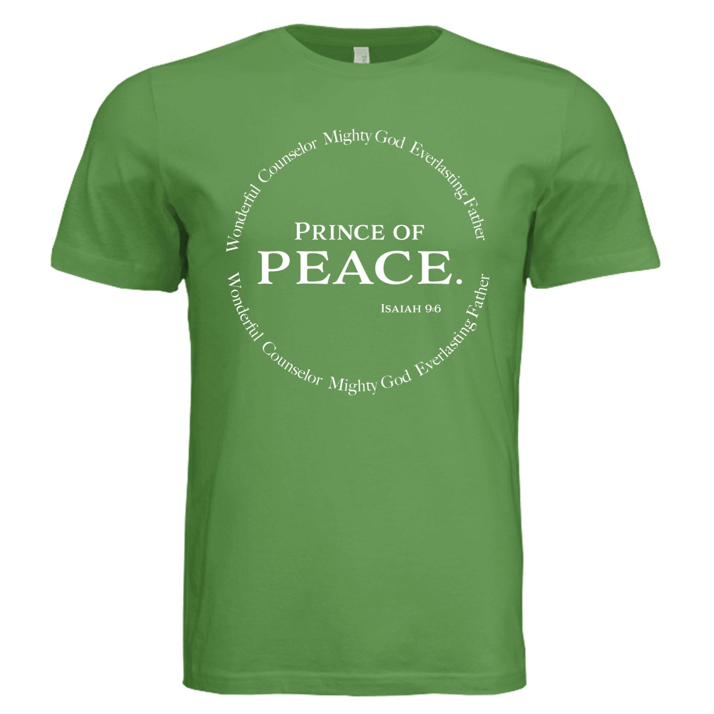 Prince of Peace Tee - Leaf Green - PhreeDom by Design