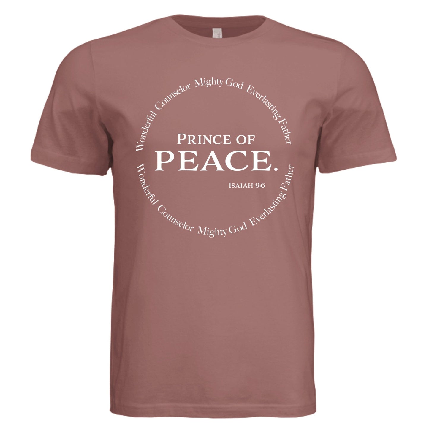 Prince of Peace Tee - Mauve - PhreeDom by Design