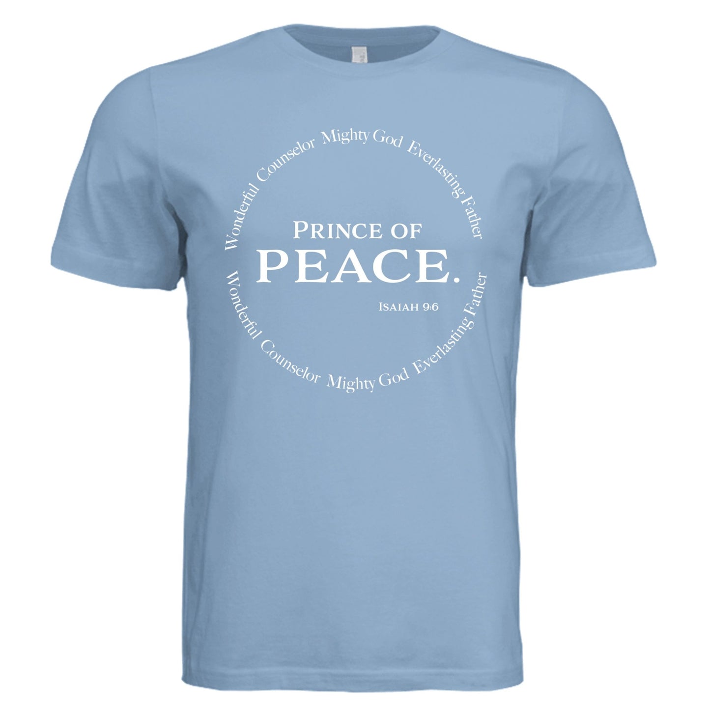 Prince of Peace Tee - Light Blue - PhreeDom by Design