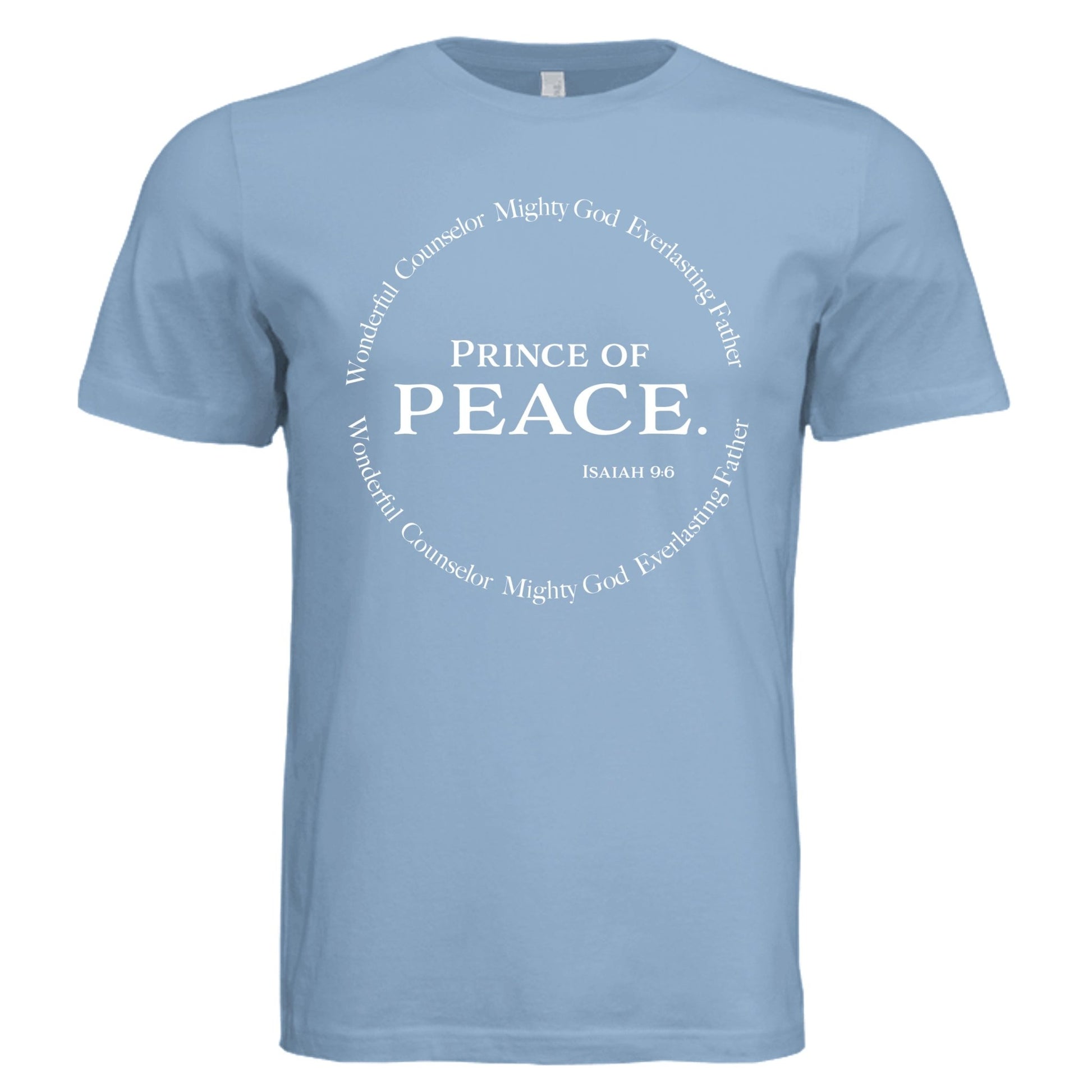 Prince of Peace Tee - Light Blue - PhreeDom by Design
