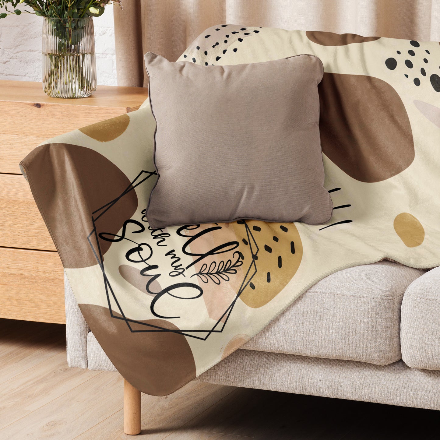 It Is Well Sherpa blanket