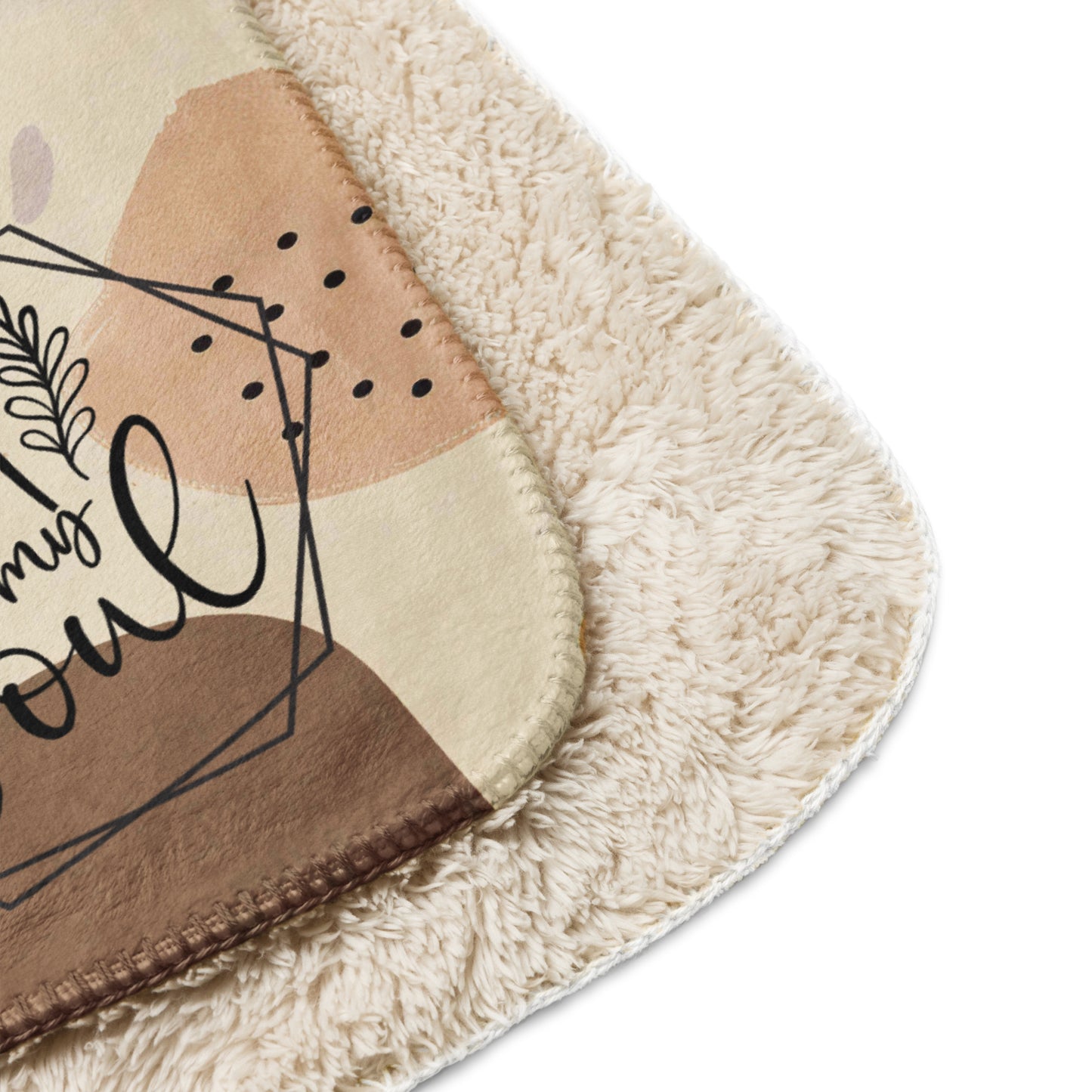 It Is Well Sherpa blanket