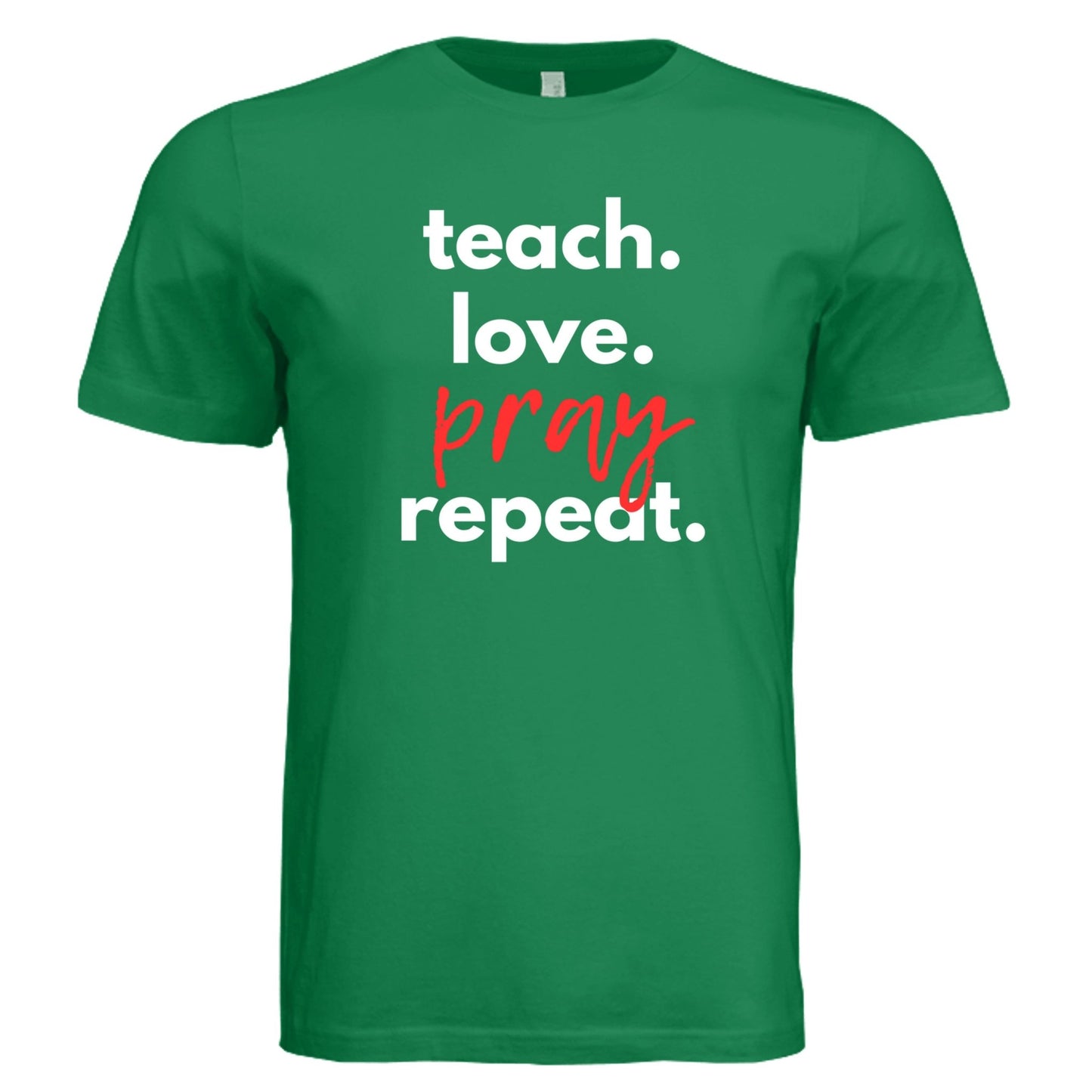 Teach Love Pray Tee - Shirts - 19g649mr6rbfmj - PhreeDom by Design