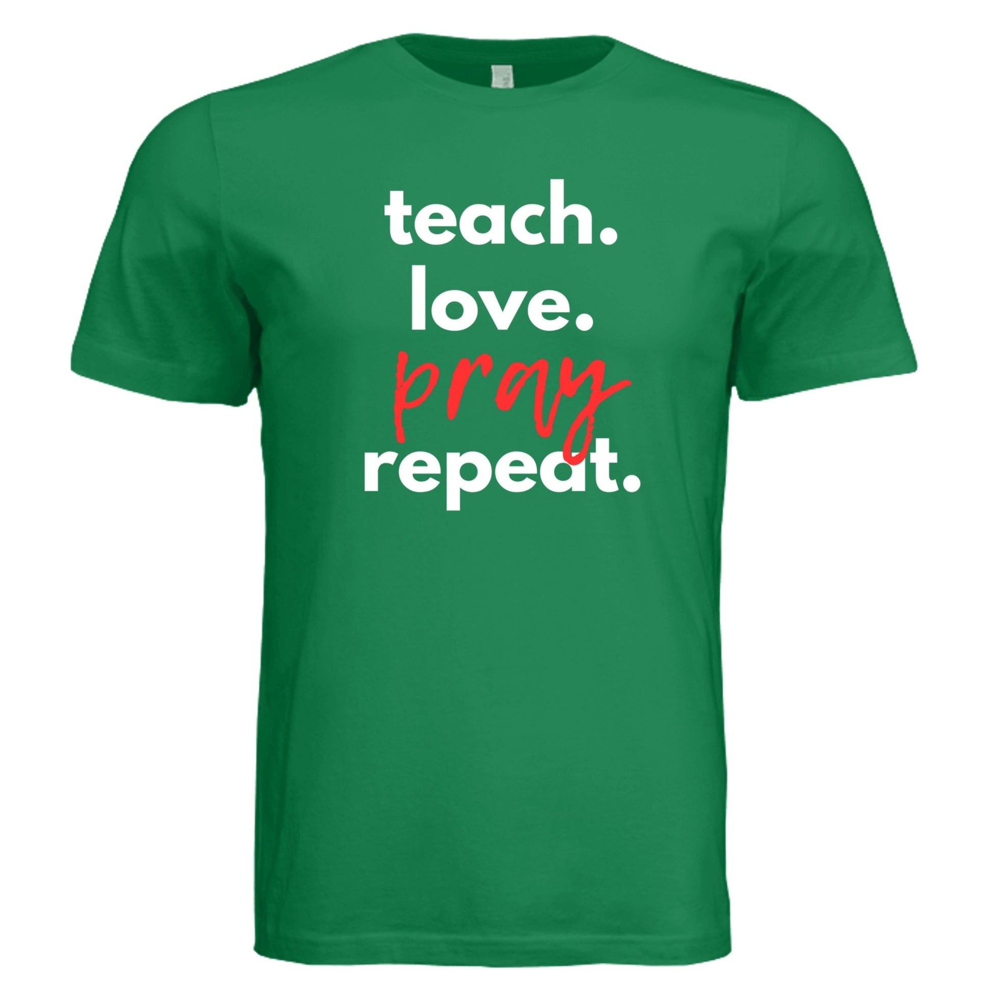 Teach Love Pray Tee - Shirts - 19g649mr6rbfmj - PhreeDom by Design