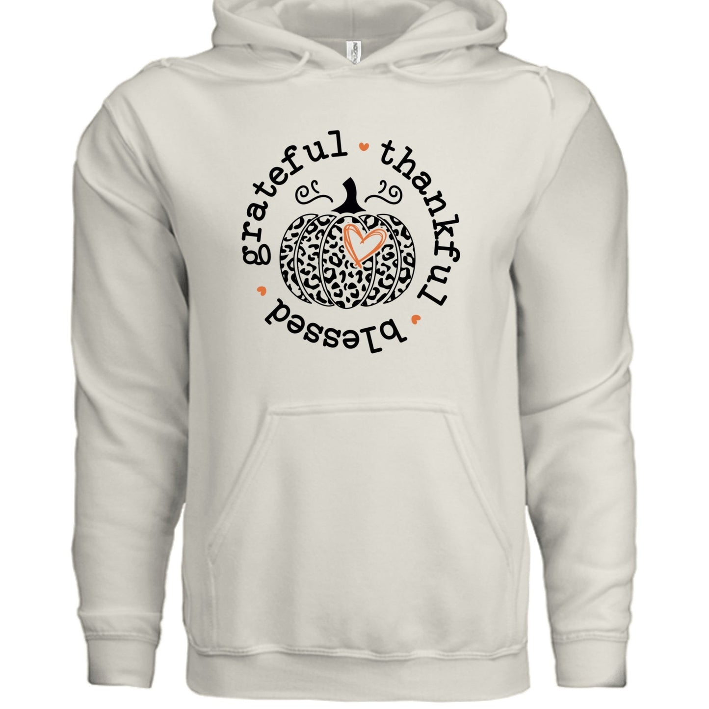 Thankful Grateful Blessed Pumpkin Hoodie - 19g649mg1py11l - PhreeDom by Design