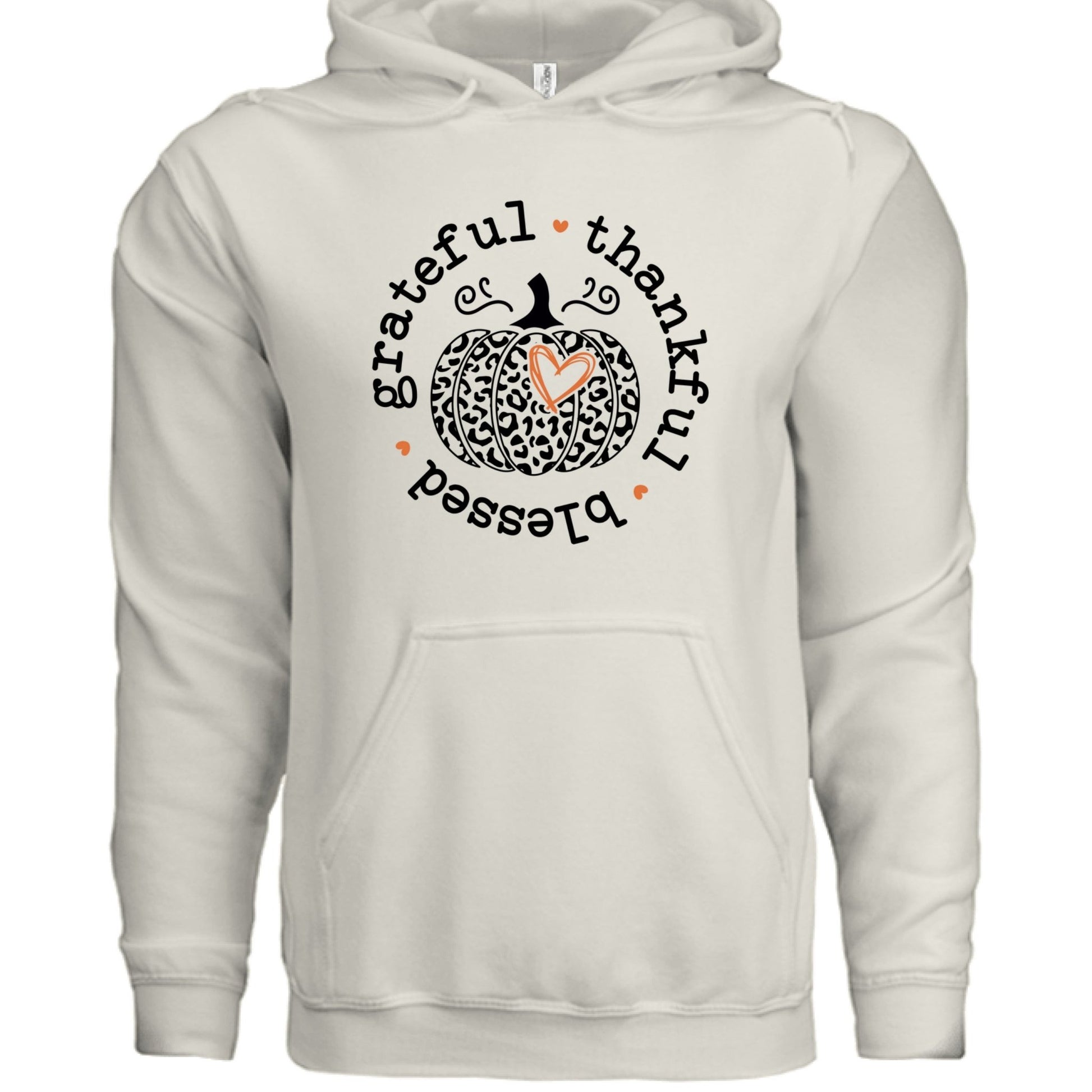 Thankful Grateful Blessed Pumpkin Hoodie - 19g649mg1py11l - PhreeDom by Design