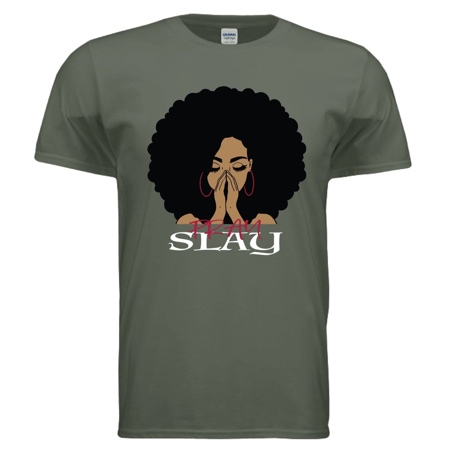 The Pray Slay Women's Tee - Tops - 19g649mg1kwmm8 - PhreeDom by Design